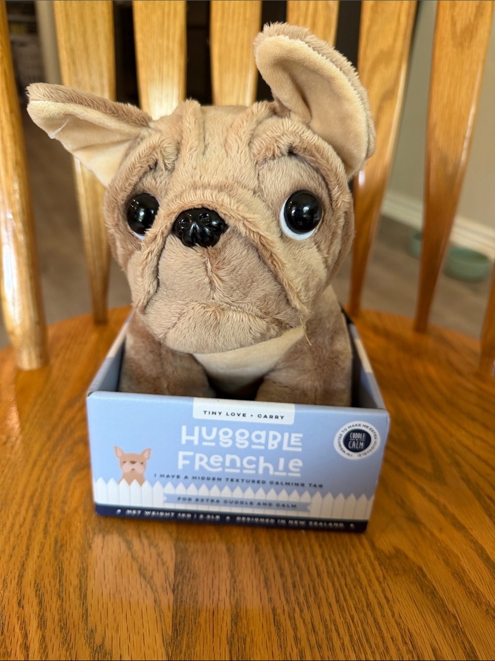 Tiny Love + Carry Huggable Frenchie - Huggable Beige Frenchie